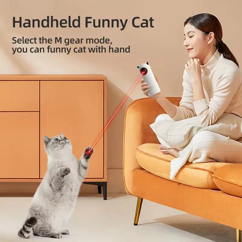 Automatic Cat Toy – Interactive Smart LED Laser - PetsZio