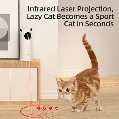 Automatic Cat Toy – Interactive Smart LED Laser - PetsZio