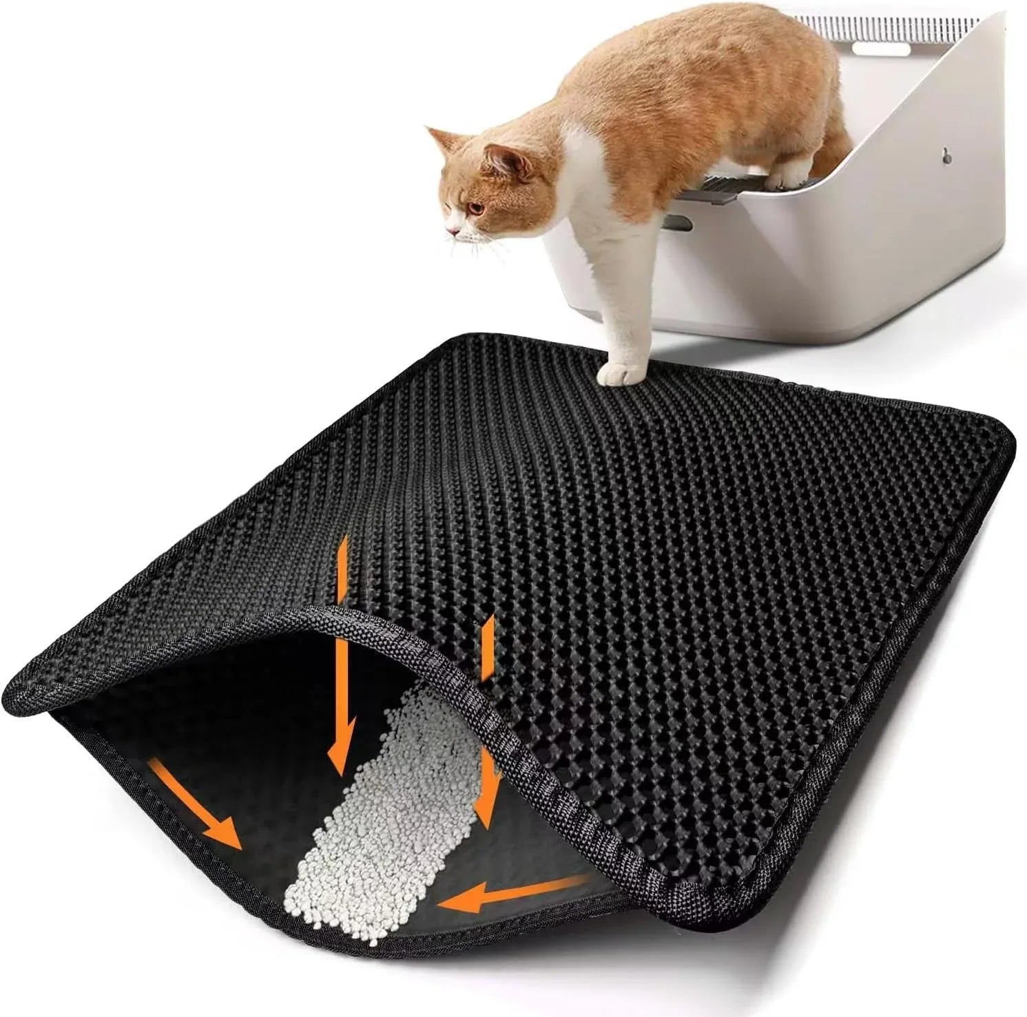 Cat Litter Trapping Mat - PetsZio
