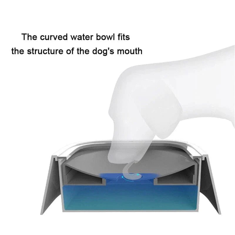 Dog Drinking Water Bowl with Floating Design - Non - Wetting, Non - Skid, Large Capacity - PetsZio