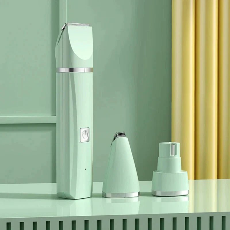 Electric Pet Grooming Kit - Hair Trimmer, Clippers, Nail Grinder - PetsZio