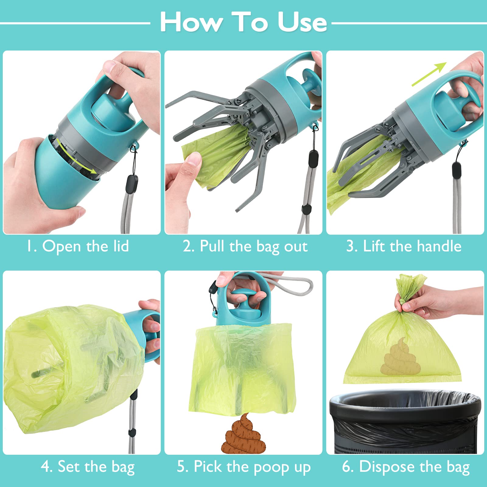Portable Dog Poop Scooper - PetsZio